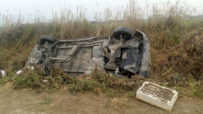 Ödemiş’te minibüs devrildi: 11 yaralı