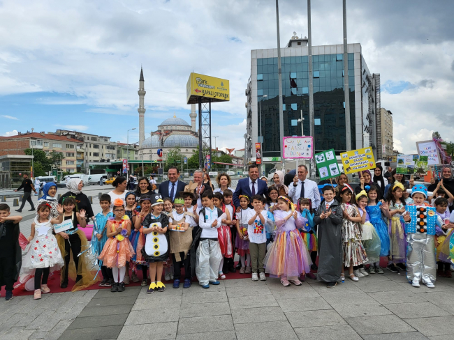 İlkokul öğrencilerinden sıfır atık vurgusu
