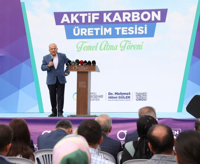 Fındık kabuğunun değerini artıracak tesiste temel atıldı