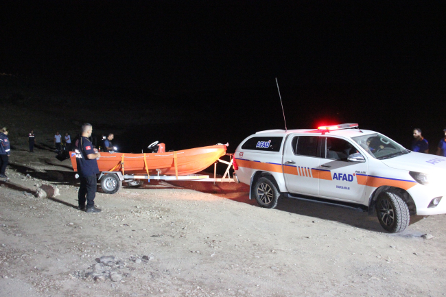 Baraj gölüne düşen aracın sürücüsünün cansız bedenine ulaşıldı