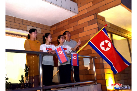 Kuzey Kore'nin kuruluşunun 74'üncü yılı kutlandı