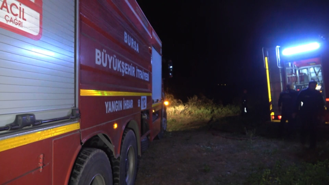 Bursa’da ormanlık alanda yangın