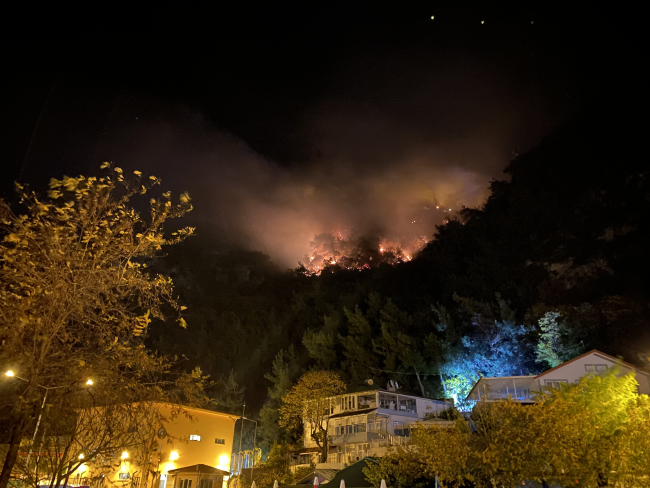 Bartın'da orman yangını: Müdahale sürüyor