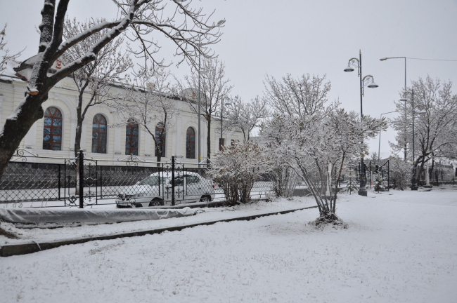 Mart ayında Kars’a kar sürprizi