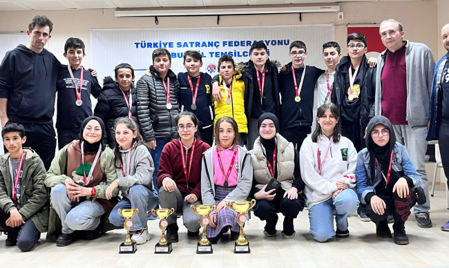 Bayburt’ta satranç turnuvası sona erdi