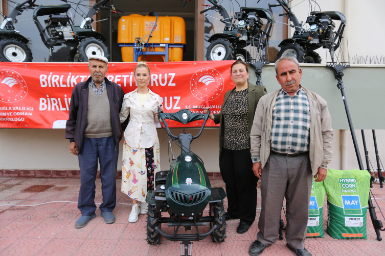 Muğla’da 2023 yılında 334 üreticiye makine-ekipman desteği