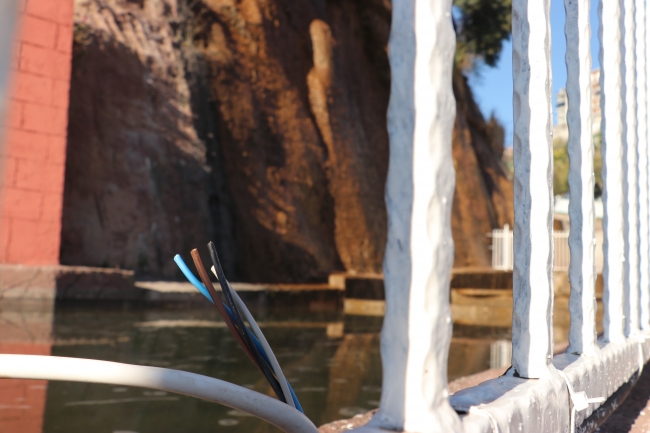 Türkiye'nin en büyük yapay şelalelerini hırsızlar kuruttu