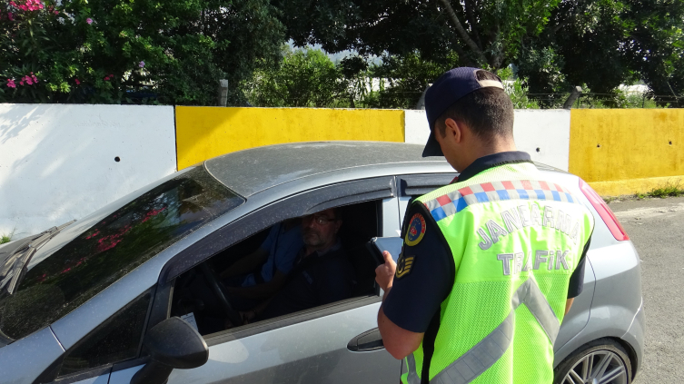 Aydın'da hava destekli trafik denetimi