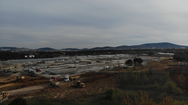 Sancaktepe'deki hastane inşaatında çalışmalar sürüyor