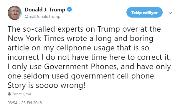 Çin'den Trump'a "Çin malı telefon kullan" önerisi