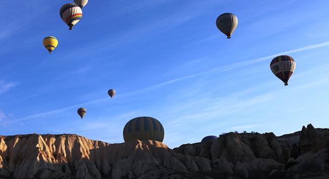 Kapadokya balonlarına tekrar kavuştu