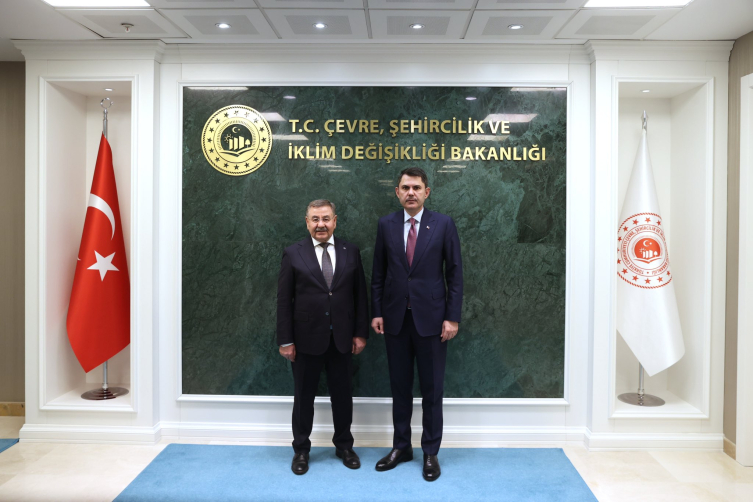 Bakan Kurum, Haymana ve Gölbaşı belediye başkanlarını kabul etti
