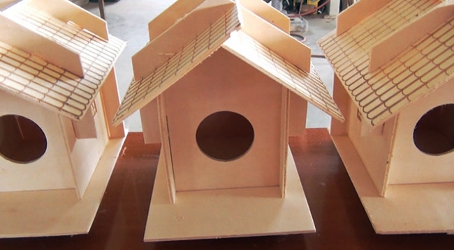 Yaban kuşları için doğayla uyumlu yuvalar yapılıyor