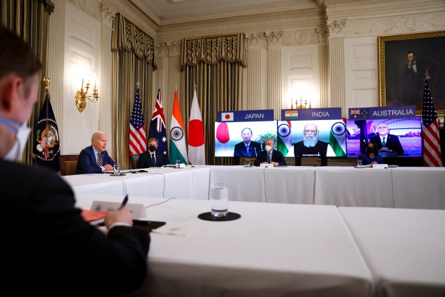 İlk liderler zirvesi telekonferans yöntemiyle gerçekleştirilmişti. Fotoğraf: Reuters