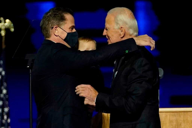 ABD Başkanı Joe Biden ile oğlu Hunter Biden. Fotoğraf: Getty