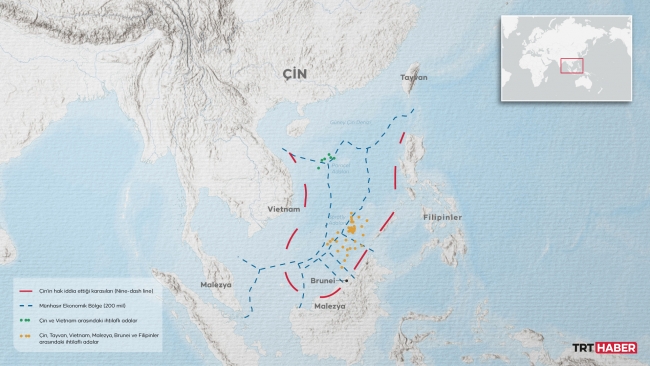 Güney Çin Denizi'nde ABD ve Çin'in güç mücadelesi
