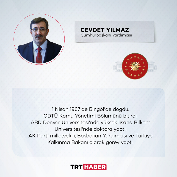 Cumhurbaşkanı Yardımcısı Cevdet Yılmaz oldu