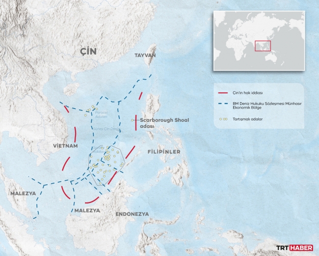 Güney Çin Denizi'nde ABD ve Çin'in güç mücadelesi