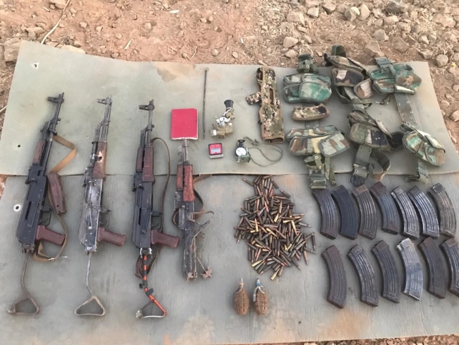 Irak'ın kuzeyinde 2 terörist etkisiz hale getirildi