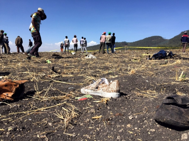 Etiyopya Hava Yolları'na ait yolcu uçağı düştü
