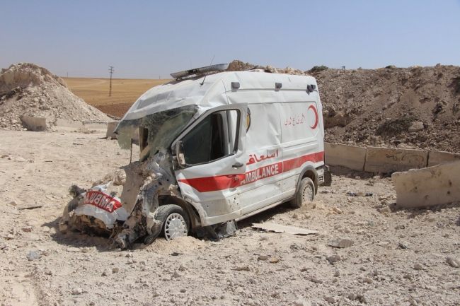 Rus güçlerinden Beyaz Baretliler'e saldırı