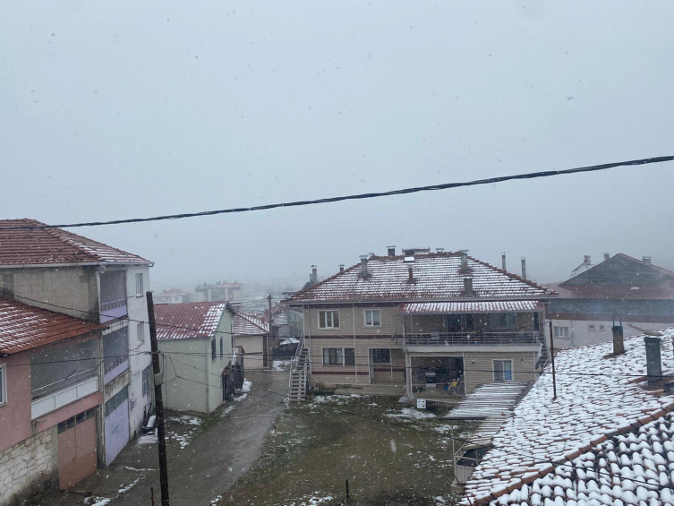 Bazı illerde kar etkili oldu