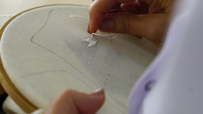 Geleneksel Şile bezi maske de oldu