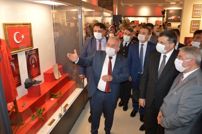 Çorum'da Şehit Emanetleri Sergisi açıldı