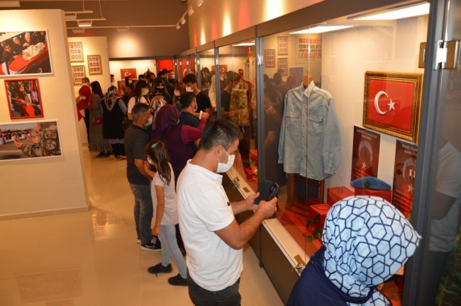 Çorum'da Şehit Emanetleri Sergisi açıldı
