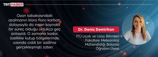 Ozon tabakası için hedef 1964 ile 1980 yılları arasındaki değere dönmek