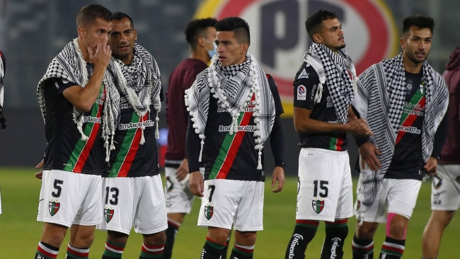 Deportivo Palestino'dan Filistin halkına destek
