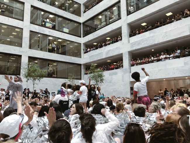 Sığınmacı dramını protesto eden 630 gösterici gözaltında