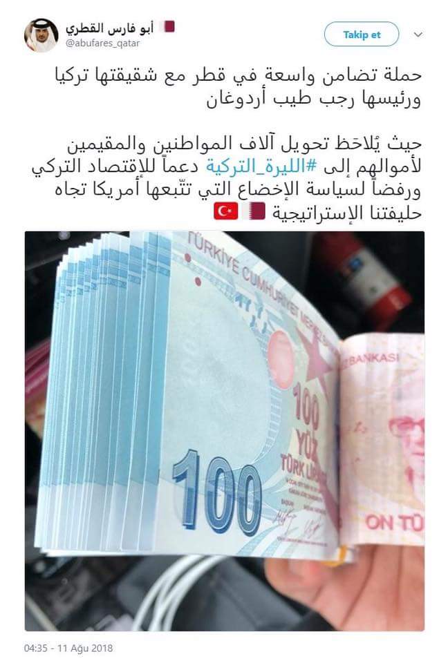 Arap dünyasından Türkiye'ye destek