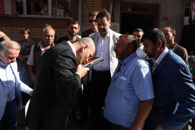 Bakan Soylu'dan şehit er İsa Erçetin'in ailesine taziye ziyareti