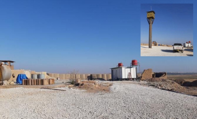 Amerika Birleşik Devletleri'nin Suriye'nin Türkiye sınırına 30 kilometre mesafedeki alanda bulunan ve boşaltıldığı iddia edilen üslerinden biri.