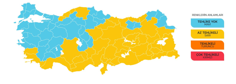 Meteoroloji’den kuvvetli yağış, kar ve fırtına uyarısı