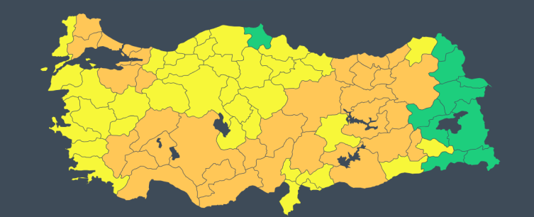 AFAD'dan 72 il için 