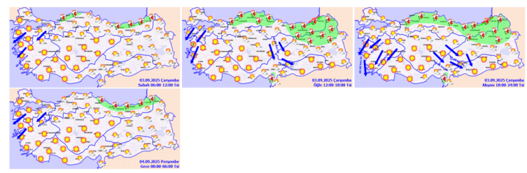 Meteoroloji'den kuvvetli yağış ve rüzgar uyarısı
