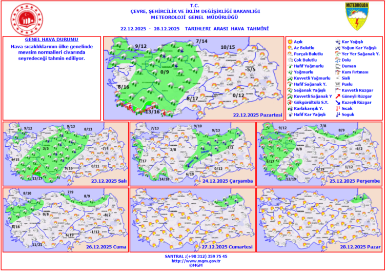 Yeni haftada Ankara’ya kar yağması bekleniyor