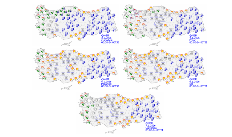 Meteoroloji’den 24 il için ‘sarı’ kodlu uyarı