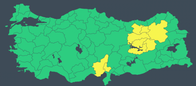 تحذير أصفر لـ 9 مقاطعات من الأرصاد الجوية: ثلوج كثيفة قادمة