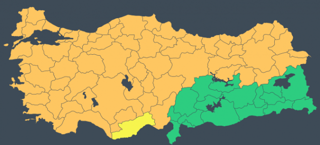 تحذير 'برتقالي' لـ 63 مقاطعة: العاصفة ستستمر غدا