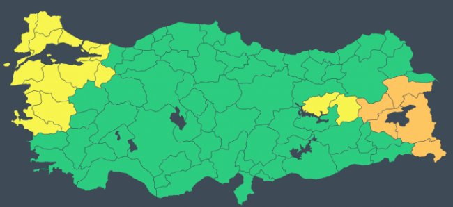 İstanbul'a 'turuncu' uyarı: Fırtınaya dikkat