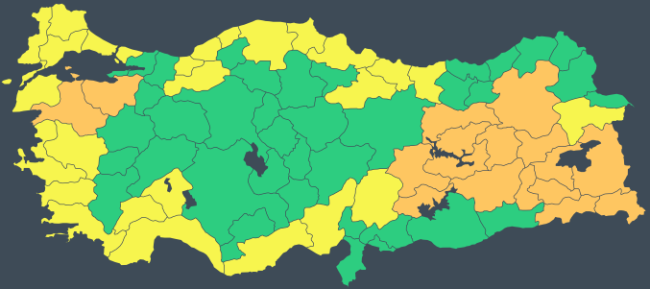 تحذير "أصفر" لاسطنبول: احذروا العاصفة
