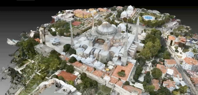 Ayasofya'n�n dijital ikizi ��kar�ld�, y�k�l�rsa yeniden yap�labilecek