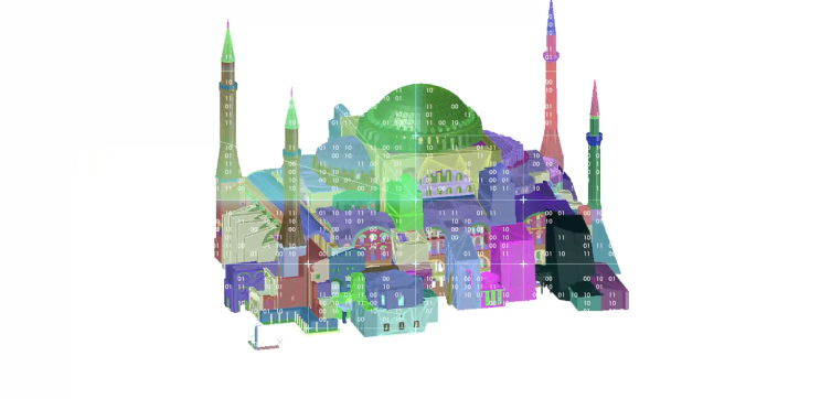 Ayasofya'n�n dijital ikizi ��kar�ld�, y�k�l�rsa yeniden yap�labilecek