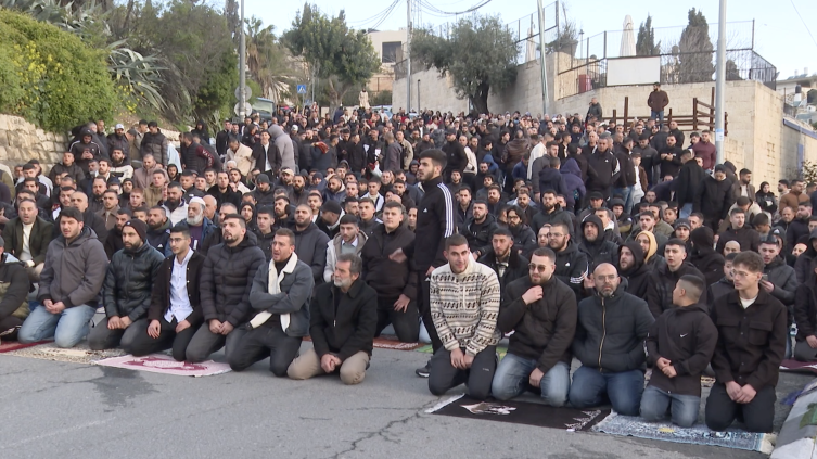 Doğu Kudüs'te bayram namazına müdahale