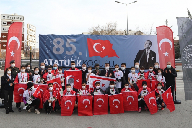 85. Büyük Atatürk Koşusu sembolik olarak yapıldı