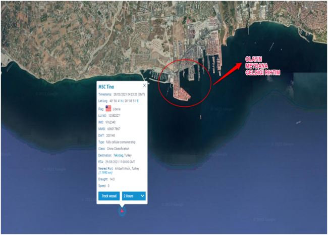 İstanbul’da konteyner gemisi iskeleye çarptı