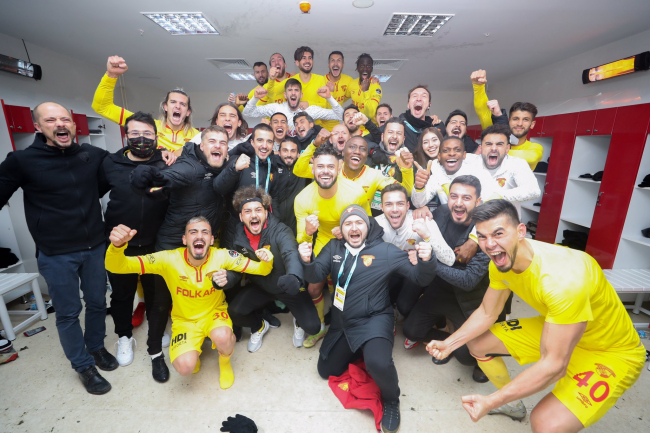 Göztepe Malatya'da sevindi